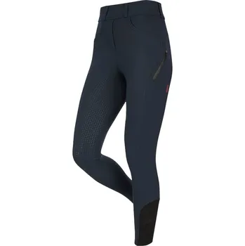 Jezdecké kalhoty Dámské termo legíny LeMieux Amy zima 2024 Tmavě modrá 40