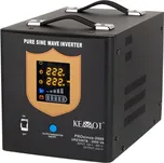 Zdroj záložní KEMOT PROsinus-2000 12V 230V 2000VA 1200W Black