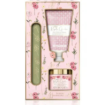 Kosmetická sada Baylis & Harding - Růže, Vlčí mák & Vanilka Sada péče o ruce, 3 ks