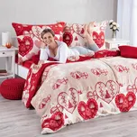 povlečení z mikroplyše SRDCE