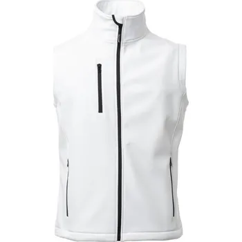 Pánská mikina Pánská softshellová vesta GLASGOW, Payper Barva: BÍLÁ, Velikost: XXL