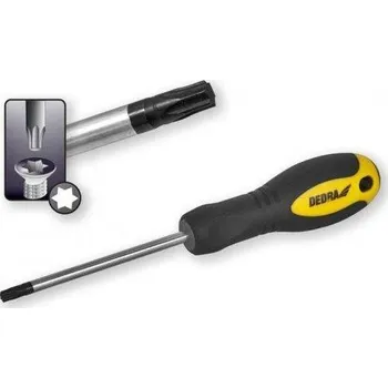 Šroubovák Šroubovák torx T8x80 mm, hvězdicový, Dedra