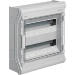 Hager VE218L Rozvodnice nástěnná vector II, IP65, 2-řadá, 36mod.