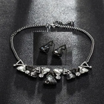 Souprava šperků B-TOP Luxusní souprava BLACK TRINGLE