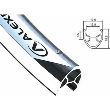 Ráfek na kolo ALEXRIMS Silniční ráfek R450 700x36 děr CNC strana bílá (ALX-R45036B)