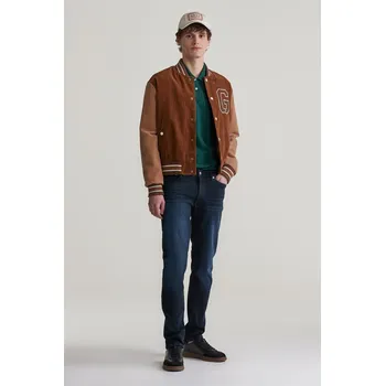 Pánské oblečení DŽÍNY GANT EXTRA SLIM ACTIVE RECOVER JEANS BLACK VINTAGE