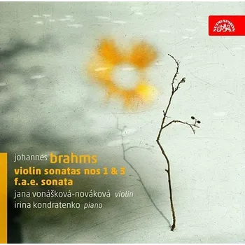 Zahraniční hudba Johannes Brahms : Houslové sonáty č. 1 a 3, Sonáta F.A.E. (J. Vonášková, I. Kondratěnko) - CD