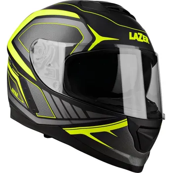 Helma na motorku Lazer Rafale Hexa Black/Matt Yellow