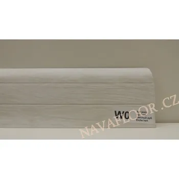 Plastová lišta PREXA 54 W0 dub jasný - doprodej
