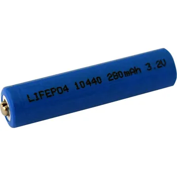 Článková baterie Goowei Energy Goowei Nabíjecí průmyslový článek AAA, baterie LiFePO4 10440 3.2V 280mAh