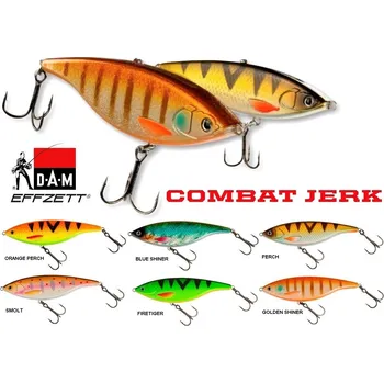 Umělá nástraha Wobler DAM Effzett Combat Jerk 8 cm/12 g barva: Perch