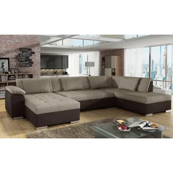 Sedací souprava Rohová sedací souprava JAMAJKA U béžová / hnědá