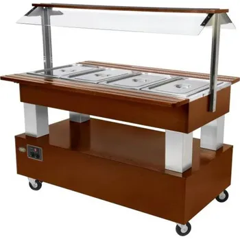 Vinotéka ROLLER GRILL International SALÁTOVÝ BAR STŘEDOVÝ VYHŘÍVANÝ SB 40 C - ČERNÁ/BLACK