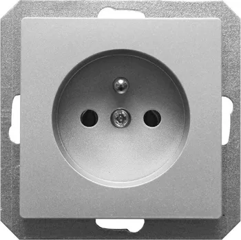 Stavebniny Timex Zásuvka OPUS premium silver