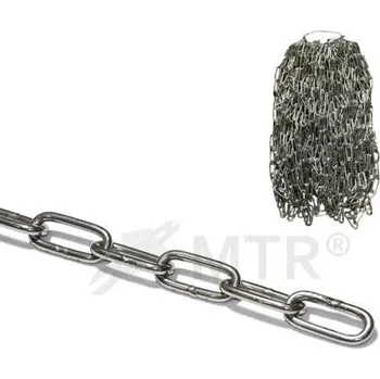 Řetěz MTR Řetěz dlouhý článek DIN 763 nerez A4, svazek Velikost: 3mm, Varianta: Řetěz dlouhý článek DIN 763 nerez A4, svazek., povrchova-uprava: nerez A4