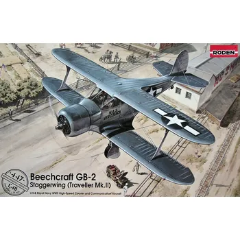 Plastikový model Roden 1/48 Beechcraft GB-2 (Traveller Mk. II)