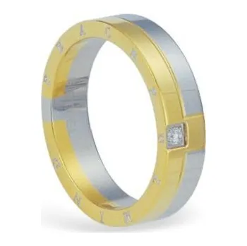 Prsten Prsten chirurgická ocel s kamínkem RSM03