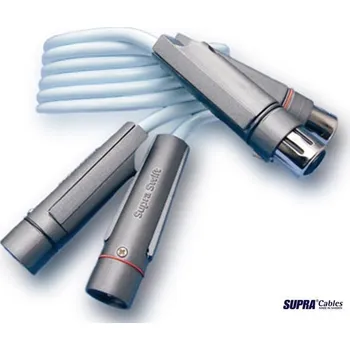Příslušenství ke zvukové technice SUPRA DAC - XLR 1m (XLR signálový kabel)