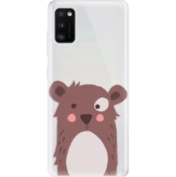 Odolné silikonové pouzdro iSaprio - Brown Bear - Samsung Galaxy A41