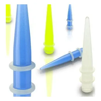 Piercing Roztahovák akrylát fosforeskující HWTAG