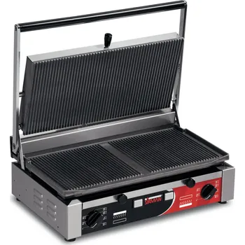 Kuchyňský gril SIRMAN spa GRILY KONTAKTNÍ PD - LITINOVÉ Varianta: GRIL KONTAKTNÍ PD LR-LR - LITINOVÁ DESKA