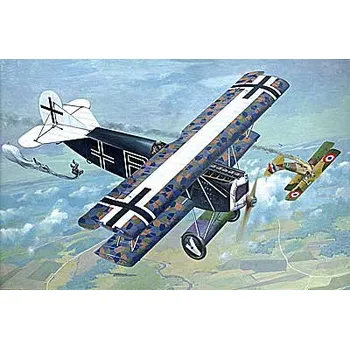 Plastikový model Roden 1/48 Fokker D.VII OAW (mid)
