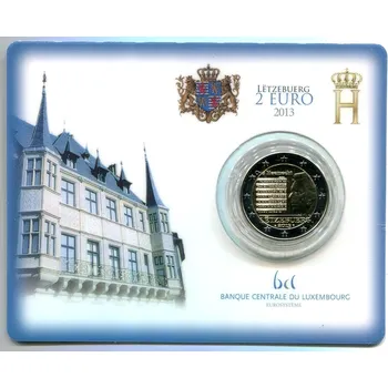 (2013) 2€ - Lucembursko - Národní hymna - mincovní karta (6046/10000)