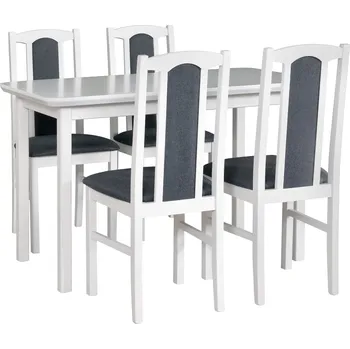 Jídelní set Jídelní set 4+1 Silvestr Vyberte Tkaninu:: Tkanina 11, Vyberte Moření:: Komplet bílé