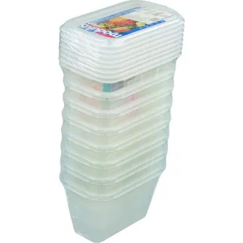 Dóza na potraviny Gastronádoba PP GN1/9-100 mm s víčkem, sada 8ks