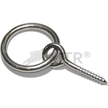 Vrut MTR Oko s vrutem a kroužkem nerezové Varianta: Oko s vrutem a kroužkem nerezové 6,2x60mm nerez A2