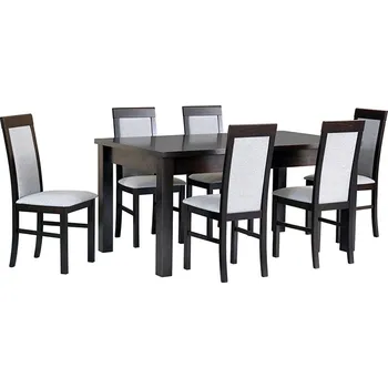 Jídelní set Jídelní set 6+1 Blahoslav Vyberte Tkaninu:: Tkanina 2, Vyberte Moření:: Komplet sonoma