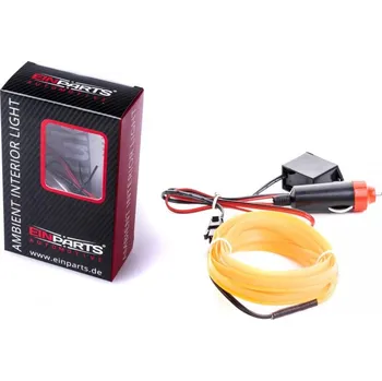 LED páska LED světlovodný pásek 2m (jantar)