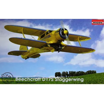Plastikový model Roden 1/48 Beechcraft D17S Staggerwing