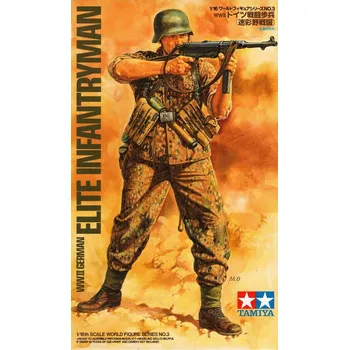 Plastikový model 1:16 WWII German Elite Infantryman