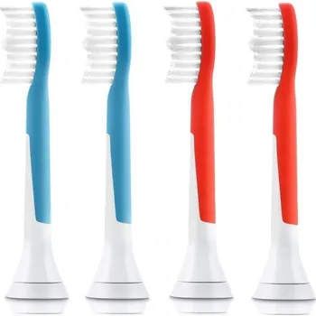 Náhradní hlavice k elektrickému kartáčku BMK Trading kompatibilní hlavice 7+ Philips Sonicare For Kids HX6044/33 4 ks