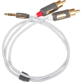 Audio kabel SUPRA MP-2RCA Cable 2,0m (Kvalitní signálový kabel 3.5mm stereo jack / 2 RCA)