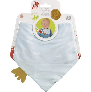 Hračka pro nejmenší Vulli Šátek žirafa Sophie (verze pro chlapečky)