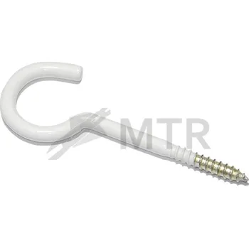 Vrut MTR Hák prádelní bíle lakovaný Varianta: Hák prádelní bíle lakovaný 50mm bíle lakovaný