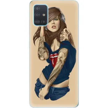 Pouzdro na mobilní telefon Odolné silikonové pouzdro iSaprio - Girl 03 - Samsung Galaxy A51