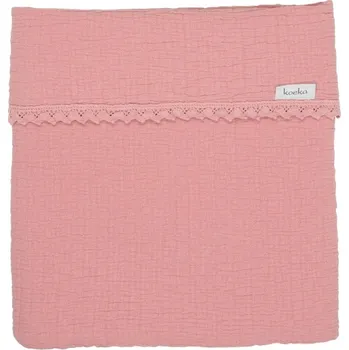 Dětská deka Koeka Deka Elba Lace 75x100 - old pink