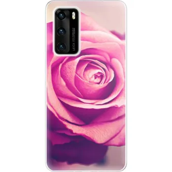 Pouzdro na mobilní telefon Odolné silikonové pouzdro iSaprio - Pink Rose - Huawei P40