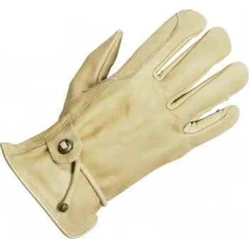 Jezdecké rukavice Waldhausen Rukavice jezdecké kožené westernové Texas Barva: Žlutá, Velikost: L