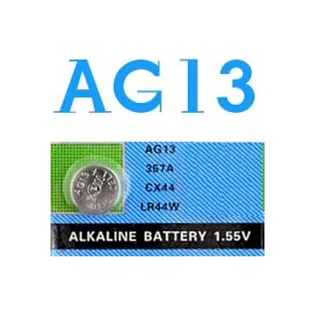 Článková baterie baterie knoflíková, alkalická AG13 ( LR44 / A76 / SR44 / G13 / LR1154], 1.5V 1 ks