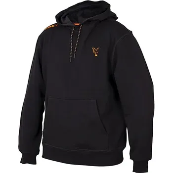 Rybářské oblečení Fox International Hoodie Collection Black/Orange