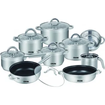 Sada nádobí Recenze DMS Germany DMS-TSE2015C 15 ks nerez