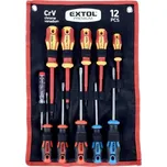 Sada šroubováků kombinovaná sada se zkoušečkou 12ks, CrV, EXTOL PREMIUM 53088