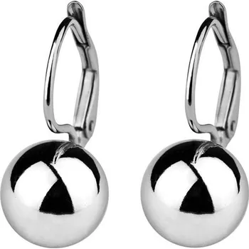 Náušnice Stříbrné náušnice koule 9 mm