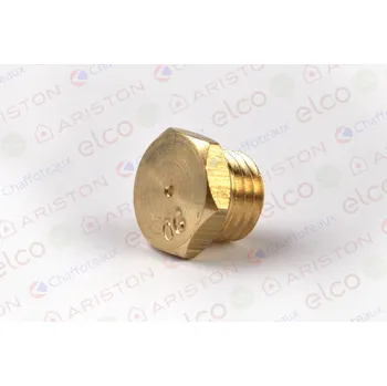 ARISTON Hlavní tryska hořáku pro bojlery S/SGA BF X 80 a 100 EE; ø 11 mm; vrtání 0,95 mm; ND 65119432 - propan-butan