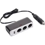 Roztrojka 12/24V + USB 1000mA