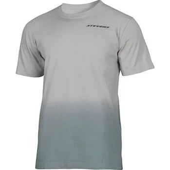Pánské tričko STEVENS TRIKO LOGO ŠEDÁ 100% Bio BAVLNA M